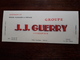 L18/46 Buvard. Assurances. J.J. Guerry. Lille - Banque & Assurance