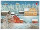 Postal Stationery RED CROSS -  ÅLAND (Finland) - 1994 -  SNOWY VILLAGE - BIRDS -  Postage Paid - Port Payé - Entiers Postaux