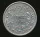 LEOPOLD II  2 FRANCS 1904     2 SCANS - 2 Francs