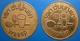 KB118-2b - VAN DUIJNEN WEESP (bold Fork) - Weesp - B 22.0mm - Koffie Machine Penning - Coffee Machine Token - Profesionales/De Sociedad