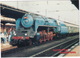 Ceská Trebová - Express Passenger Locomotive 498.022 To Prague - (Czechoslovakian State Railways) - 1995 - Gares - Avec Trains