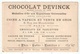 Chocolat Devinck - Armée Française - Artillerie à Cheval - 1795 - Sonstige & Ohne Zuordnung