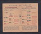 Horaires Autocars Auto Cars Planche & Cie Service Villefranche En Beaujolais Lyon Avril 1931 Car Excursion - Europa