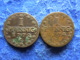 GERMANY SAXONY 1 PFENNIG 1772C, 1774C, KM1000 Corroded - Petites Monnaies & Autres Subdivisions