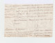Sur Partie De Pli Pour Les Sables D'Olonnes Inscription Manuelle Payé Et Marque Linéaire Thouars. (1189x) - 1801-1848: Précurseurs XIX