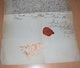 Original Dokument Handschriftlich Aus Dem Jahr 1849 Mit Roten Siegel, Größe Ca.39 X 27 Cm, Gefaltet ... - Historische Dokumente