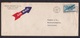 USA: Airmail Cover To Switzerland, 1946, 1 Stamp, Airplane, Arrow-shaped Air Label, Cancel Savings Bonds (damaged) - Brieven En Documenten