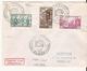 ALGERIE LOT DE 2 ENVELOPPES PREMIER JOUR ALGER SEISME DU 9 SEPTEMBRE 1954 - Briefe U. Dokumente