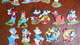 Figurines Mousse Stenval Mickey,daisy;donald,picsou,dingo,pluto,méchant Loup,petit Loup,les 3 Petits Cochons,rapetou,etc - Disney