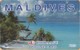 Maldives - GPT, Coconut Palms, Maldives, Beaches, 68MLDA, 2000, Used - Maldive