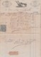 REC-131 CUBA SPAIN ESPAÑA (LG1639) RECIBOS REVENUE 1880. AGRICULTURE FLOR DE CUBA SUGAR MILLS INVOICE. - Postage Due