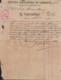 REC-137 CUBA SPAIN ESPAÑA (LG1645) RECIBOS REVENUE 1885. CARRUAJES DE SARRAUTE CARRIAGE INVOICE. - Postage Due