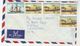 1987 SIERRA LEONE Airmail COVER  Multi SHIP Stamps SAILING SHIP GOLDEN HIND, CABLE SHIP SCOTIA Telecom - Sierra Leone (1961-...)