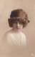 PRETTY YOUNG GIRL-CURLY HAIR & STYLISH HAT PHOTO POSTCARD 39565 - Autres & Non Classés