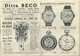 2923 " DITTA BECO-TORINO-IMPORTAZIONE E FABBRICAZIONE DI OROLOGI-CAT. N° 162-ANNO 1958 " ORIGINALE - Other & Unclassified