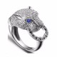 A60040 - Anello Da Donna Placcato Argento 925 - Misura 7 - Bagues