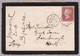 GB - 1858-1864 - 1 Penny Red  Queen Victoria  Mourning Letter From LEEDS To FARNBOROUGH - Transit Cancels At The Back - Covers & Documents