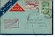 AVIATION , AIR BLEU 1 ERE LIAISON POSTALE AERIENNE STRASBOURG PARIS JUILLET1935 - Covers & Documents