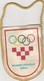Pennant Croatia Olympic Committee Hrvatska NOC - Bekleidung, Souvenirs Und Sonstige