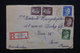 ALLEMAGNE - Enveloppe En Recommandé De Berlin Pour Paris En 1943 , Contrôle Postal , Affranchissement Plaisant - L 24625 - Lettres & Documents