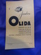 Programme Spectacles De Paris , 1958 Pub Olida (cl00) - Programma's