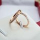 Delcampe - A60044 - Anello Da Donna In Acciaio  Color Rosa/oro Misura 49 Mm - Ringe