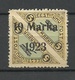 FAUX ESTLAND ESTONIA 1923 Michel 43 A Ganzfälschung Fake * - Estonia