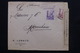 ESPAGNE - Enveloppe De La Coruna Pour Mannhein , Bande De Censure , Cachet De Propagande Franco - L 24835 - Marcas De Censura Nacional