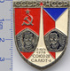 107 Space Soviet Russia Pin. INTERKOSMOS USSR-Czechoslovakia 1978 Soyuz-28 Salut-6 - Space