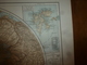 1884 Carte Géographique :Recto (PÔLE Arctique Et SPITZBERG); Verso (OCEAN Antarctique Et Polynésie) Etc - Cartes Géographiques