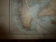 Delcampe - 1884 Carte Géographique :Recto (PÔLE Arctique Et SPITZBERG); Verso (OCEAN Antarctique Et Polynésie) Etc - Cartes Géographiques