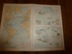 Delcampe - 1884 Carte Géographique :Recto (PÔLE Arctique Et SPITZBERG); Verso (OCEAN Antarctique Et Polynésie) Etc - Geographical Maps