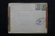 ESPAGNE - Enveloppe De Madrid Pour Paris En 1945, Cachets De Censure , Bandes De Contrôle Postal - L 24906 - Nationalistische Censuur