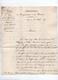 CACHET "ORDONNANCE DU 17 NOVEMBRE 1844" (N°2084) / LETTRE MINre DES FINANCES / Don Gale DES DOMAINES CACHET BLEU TAXE 15 - 1801-1848: Précurseurs XIX