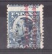 Espagne - Variété (piquage Décalé, Signature Au-dessus) Sur N° 493 Surchargé - Alphonse XIII - Variétés & Curiosités