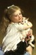 Little Girl And Cat Kitten "Her Best Friend" By Munier Russian Modern Postcard - Altri & Non Classificati