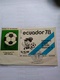 Ecuador The  2 Fdc Souvenir Sheets Football Cup 1978 - 1978 – Argentine