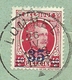 247op Kaart Stempel LOMMEL, Firmaperforatie (perfin) V.C. Van VERRERIE CAMPINOISE - 1922-1927 Houyoux
