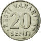 Monnaie, Estonia, 20 Senti, 1999, No Mint, TTB, Nickel Plated Steel, KM:23a - Estonia