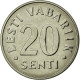 Monnaie, Estonia, 20 Senti, 2006, No Mint, TTB, Nickel Plated Steel, KM:23a - Estonie