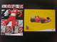 Lot De 2 Cartes Publiciataires Shell - Automobilisme - Ferrari - F1 - Michaël SCHUMACHER ( Autographe Préimprimé ) - Grand Prix / F1