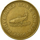 Monnaie, Macédoine, 2 Denari, 2006, TB+, Laiton, KM:3 - Nordmazedonien