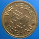 KB192-2 - VAN HECKE CATERING - Rotterdam - B 22.0mm - Koffie Machine Penning - Coffee Machine Token - Professionnels/De Société