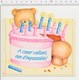 Carte Postale Découpi 15 X 14 Cm  Teddy Bear Ours A Coeur Vaillant Rien D'impossible (devise De Jacques Coeur) CP GF - Anniversaire