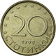 Monnaie, Bulgarie, 20 Stotinki, 1999, Sofia, SPL, Copper-Nickel-Zinc, KM:241 - Bulgarie