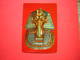 CPSM EGYPTE GOLD MASK OF KING TUT ANKH AMUN  NON VOYAGEE - Antiquité