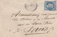 LETTRE. 1868. DORDOGNE LA TOUR-BLANCHE. GC 3948. PERLÉ T22 POUR PARIS - 1849-1876: Periodo Classico