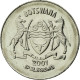 Monnaie, Botswana, 50 Thebe, 2001, British Royal Mint, SUP, Nickel Plated Steel - Botswana