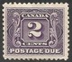 - CANADA-- POSTAGE DUE --1924 MLH - Portomarken