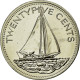 Monnaie, Bahamas, Elizabeth II, 25 Cents, 2005, Franklin Mint, SUP - Bahamas